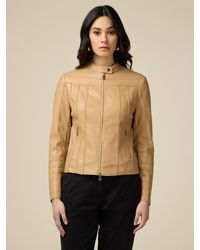 Oltre - Giubbotto Lavorato A Tagli Donna, Taglia - Lyst