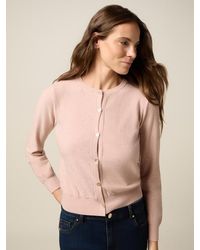 Oltre - Cardigan Corto Con Paillettes Donna, Taglia - Lyst