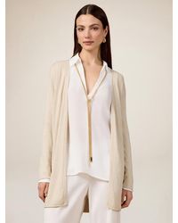 Oltre - Cardigan Lurex Misto Viscosa Donna, Taglia - Lyst
