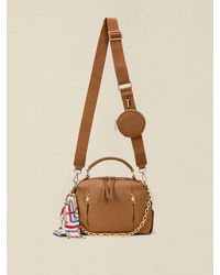 Oltre - Borsa A Tracolla Con Foulard, Catena E Mini Pouch Donna, Taglia - Lyst