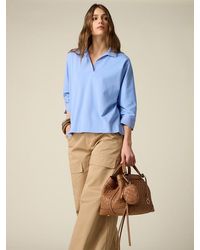 Oltre - Bauletto Intrecciato Con Tracolla Donna, Taglia - Lyst