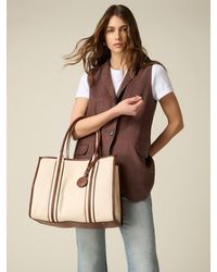 Oltre - Shopper Bicolor - Lyst
