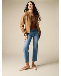 Oltre - Jeans Regular Cropped Donna, Taglia - Lyst