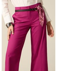 Oltre - Cintura Con Inserto Foulard Donna, Taglia - Lyst