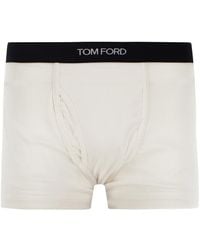 Tom Ford - Logo Waist Plain Boxer Shorts - Lyst