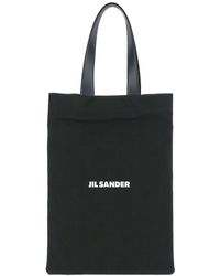 Jil Sander - Big Flat Shoulder Bag - Lyst