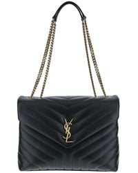 Saint Laurent - Lou Lou Chain Bag In Quilted 'y' Leather - Lyst