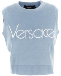 Versace - Cotton Gilet - Lyst