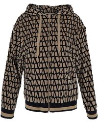 Valentino - Logoed Cotton Sweatshirt - Lyst