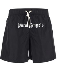 Palm Angels - Classic Logo Swim Shorts - Lyst