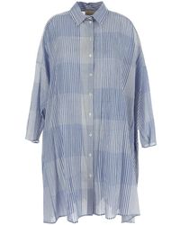 Semicouture - Cotton Shirt Dress - Lyst