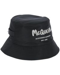 Alexander McQueen - Graffiti Logo Bucket Hat - Lyst