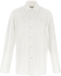 Jil Sander - Heavy Organic Cotton Poplin Shirt - Lyst