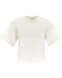Autry - Cotton Cropped T-shirt - Lyst