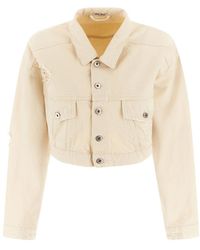 Miu Miu Denim jackets for Women - Up to 34% off at Lyst.com