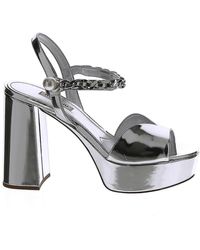 Miu Miu Sandal heels for Women - Up to 70% off at Lyst.com