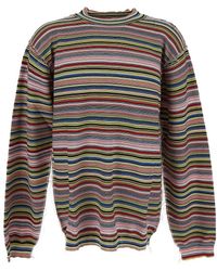 Maison Margiela - Stripe Knit T-Shirt - Lyst