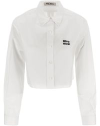 Miu Miu Shirts for Women - Up to 60% off | Lyst - Page 2