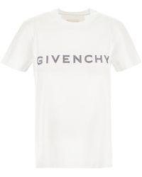 Givenchy - Logo Cotton T-shirt - Lyst
