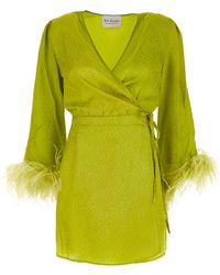 Art Dealer Iris Mini Dress - Green