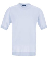 Ballantyne - Knit Crew Neck T-shirt - Lyst
