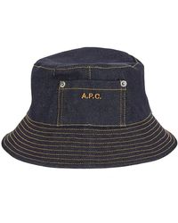 A.P.C. - Bob Thais Bucket Hat - Lyst