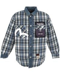 Evisu - Padded Shirt Jacket - Lyst
