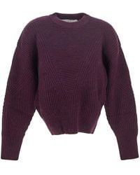 Iris Purple Sweater Top main image 1