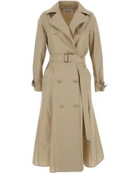 Flare Trench Coats for Women - Up to 70% off | Lyst