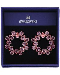 Swarovski - Millenia Hoop Earrings - Lyst