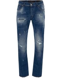 RICHMOND - Blue Skinny Jeans - Lyst