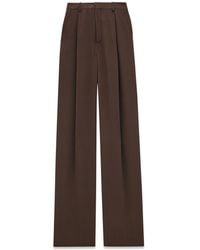 Saint Laurent - Regular & Straight Leg Pants - Lyst
