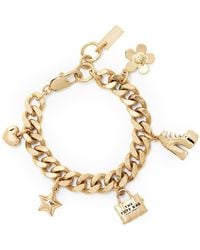 Marc Jacobs - The Mini Icon Charm Bracelet - Lyst