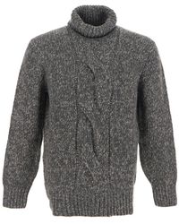 Brunello Cucinelli - Knit Turtleneck Sweater - Lyst