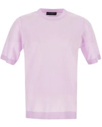 Ballantyne - Knit Crew Neck T-shirt - Lyst