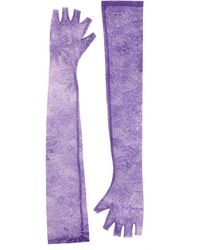 Collina Strada - Floral Lilac Gloves - Lyst