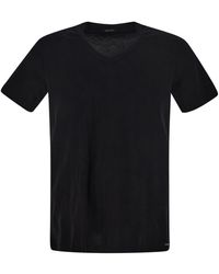 Tom Ford - V-neck T-shirt - Lyst