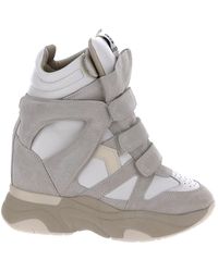 Beige Isabel Marant Sneakers Up to 90% off at Tradesy