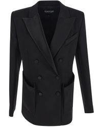 Tom Ford - Double-breast Wool Jacket - Lyst