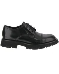 Alexander McQueen - Black Derby Shoes - Lyst