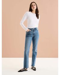 OMNES - Jana Straight Leg Jean - Lyst