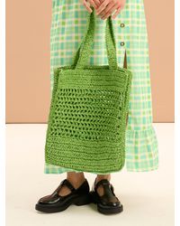 OMNES - Cecile Paper Straw Shopper Bag - Lyst