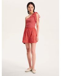 OMNES - Joshua Gingham Floral Shorts - Lyst