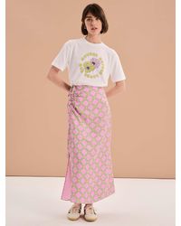 OMNES - Madelyn Midi Skirt - Lyst