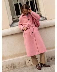 OMNES - Vienna Single Breasted Belted Coat - Lyst