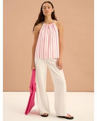 OMNES - Ramela Elasticated Waist Linen Trouser - Lyst