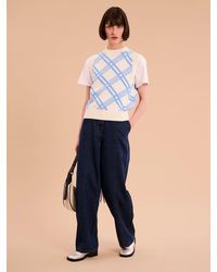 OMNES - Bobbi Large Check Vest - Lyst
