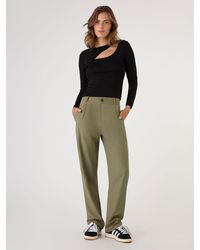 OMNES - Deryn Cut Out Jersey Top - Lyst