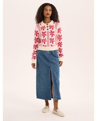 OMNES - Loren Floral Cotton Jumper - Lyst