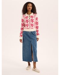 OMNES - Loren Floral Cotton Jumper - Lyst